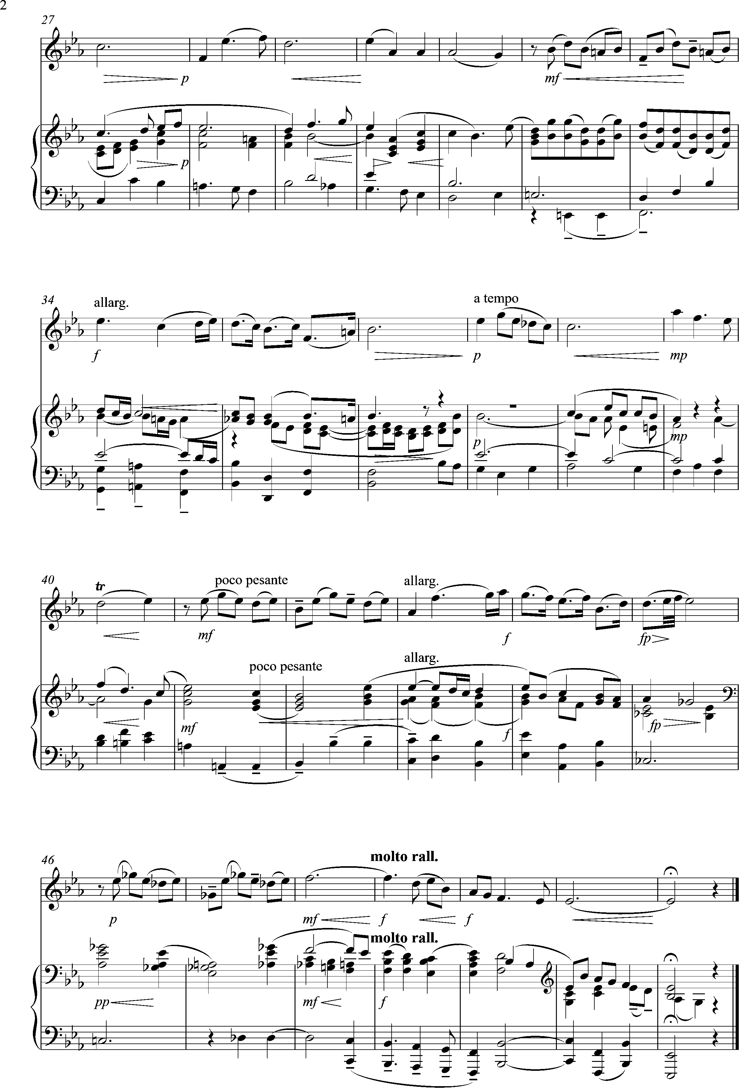 Klaviernoten, Bist du bei mir, BWV508, Seite 2